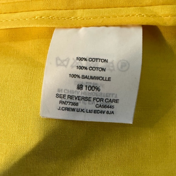 J. Crew Women’s  Yellow Zip Front Cargo Dress| NWT | Size 14 - Picture 7 of 14